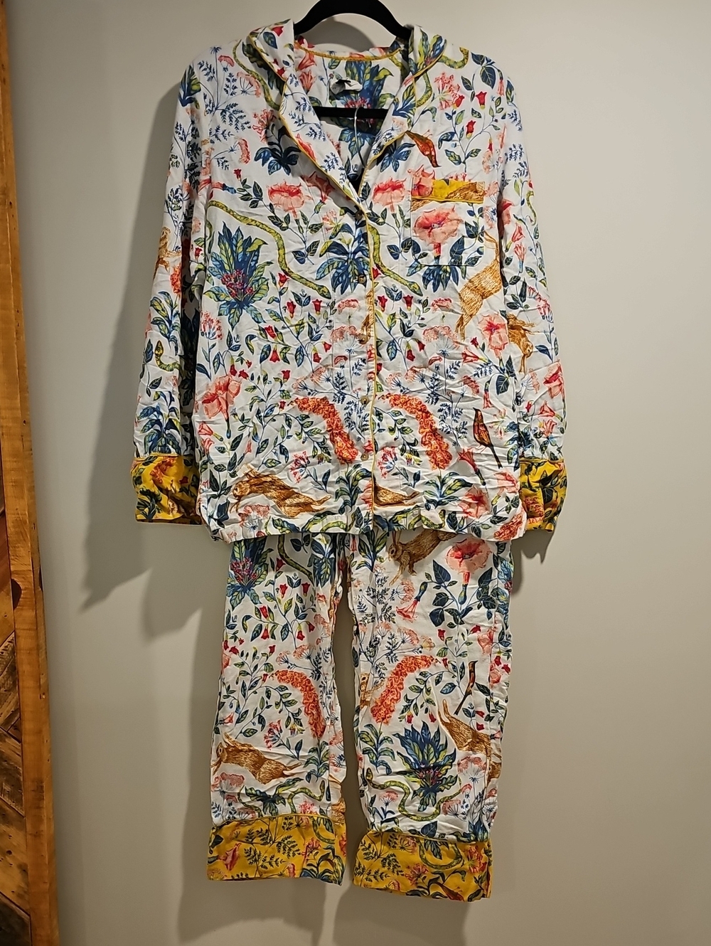 Anthropologie Flannel Pajamas Size Medium